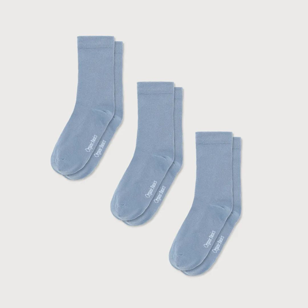 Organic Basics Chaussettes Coton Bio Lot de 3