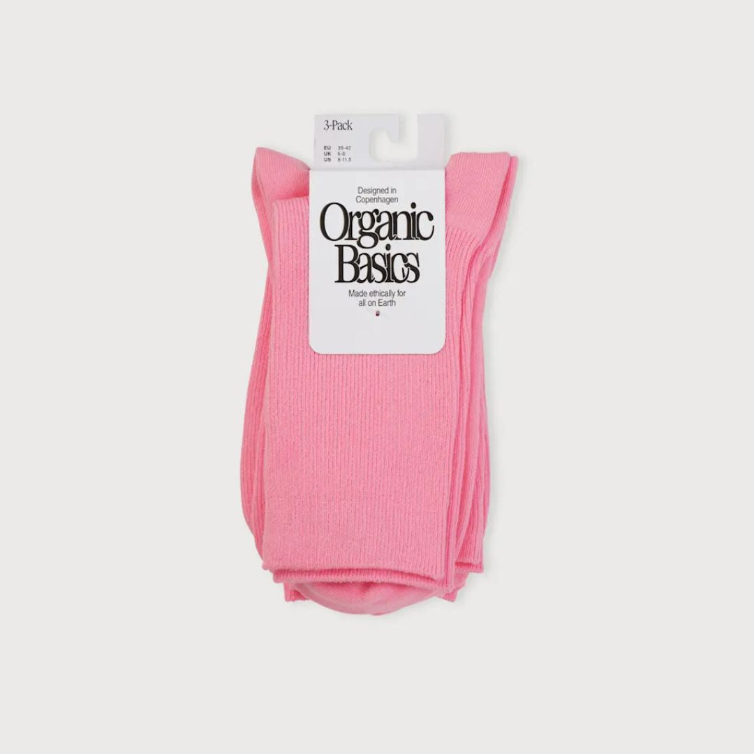 Organic Basics Chaussettes Coton Bio Lot de 3