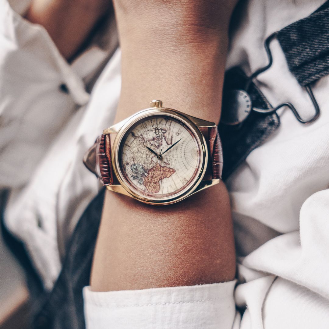 CHPO Horloge - Vintage Gold