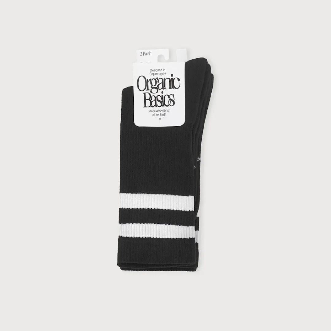 Organic Basics Chaussettes de sport Coton Bio 3 Paires