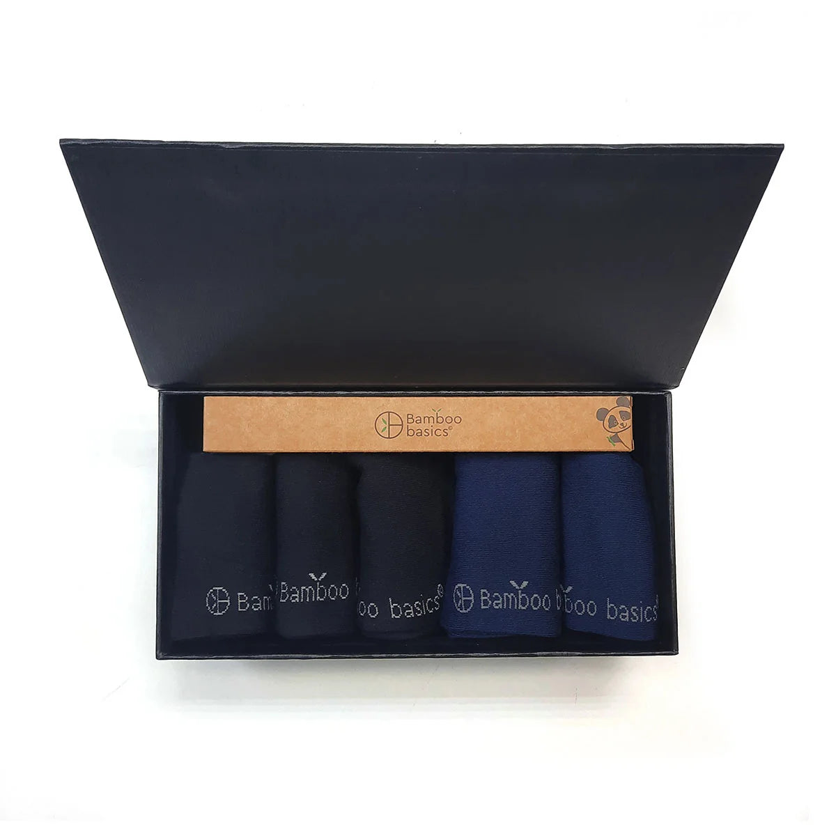 Luxe Bamboe Giftbox Bamboo Basics Sokken + 2 tandenborstels