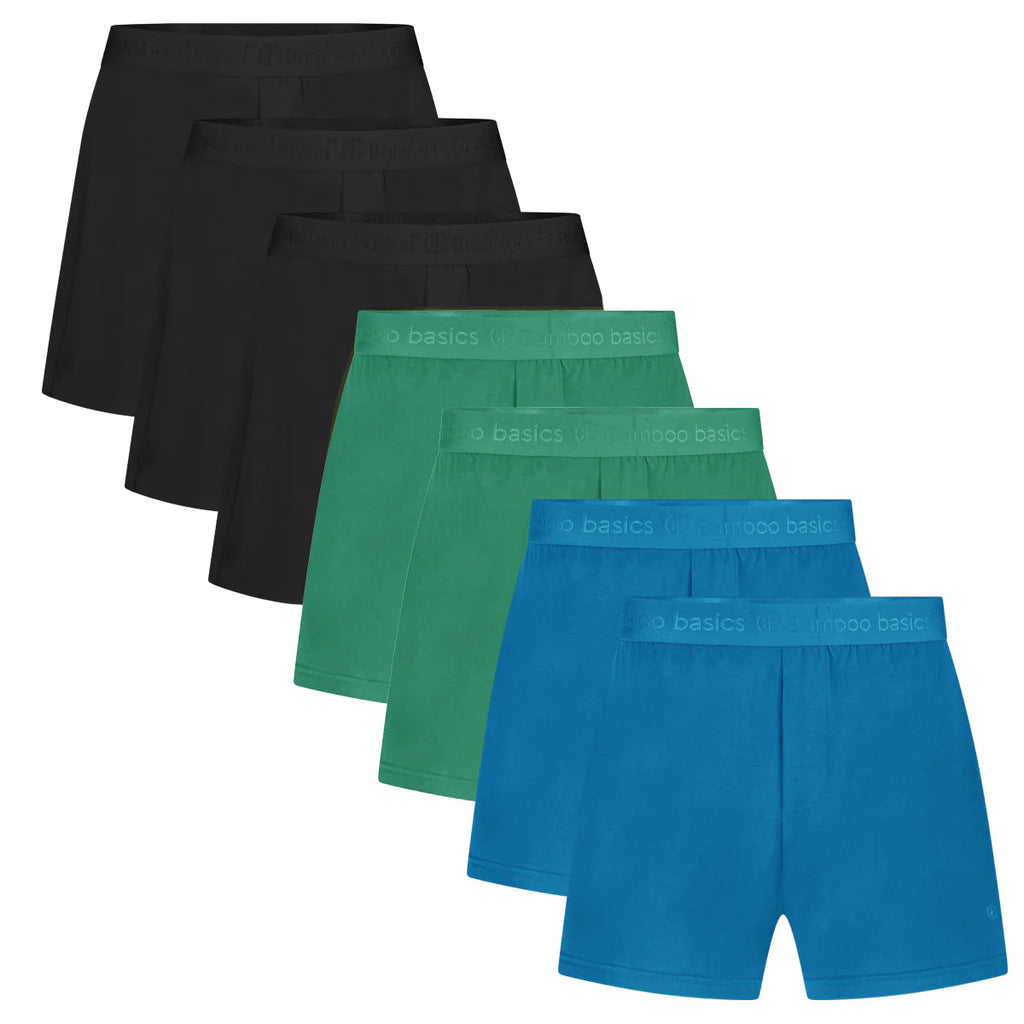 Bamboo Basics Caleçon Boxer Ample Homme 2 Pièces