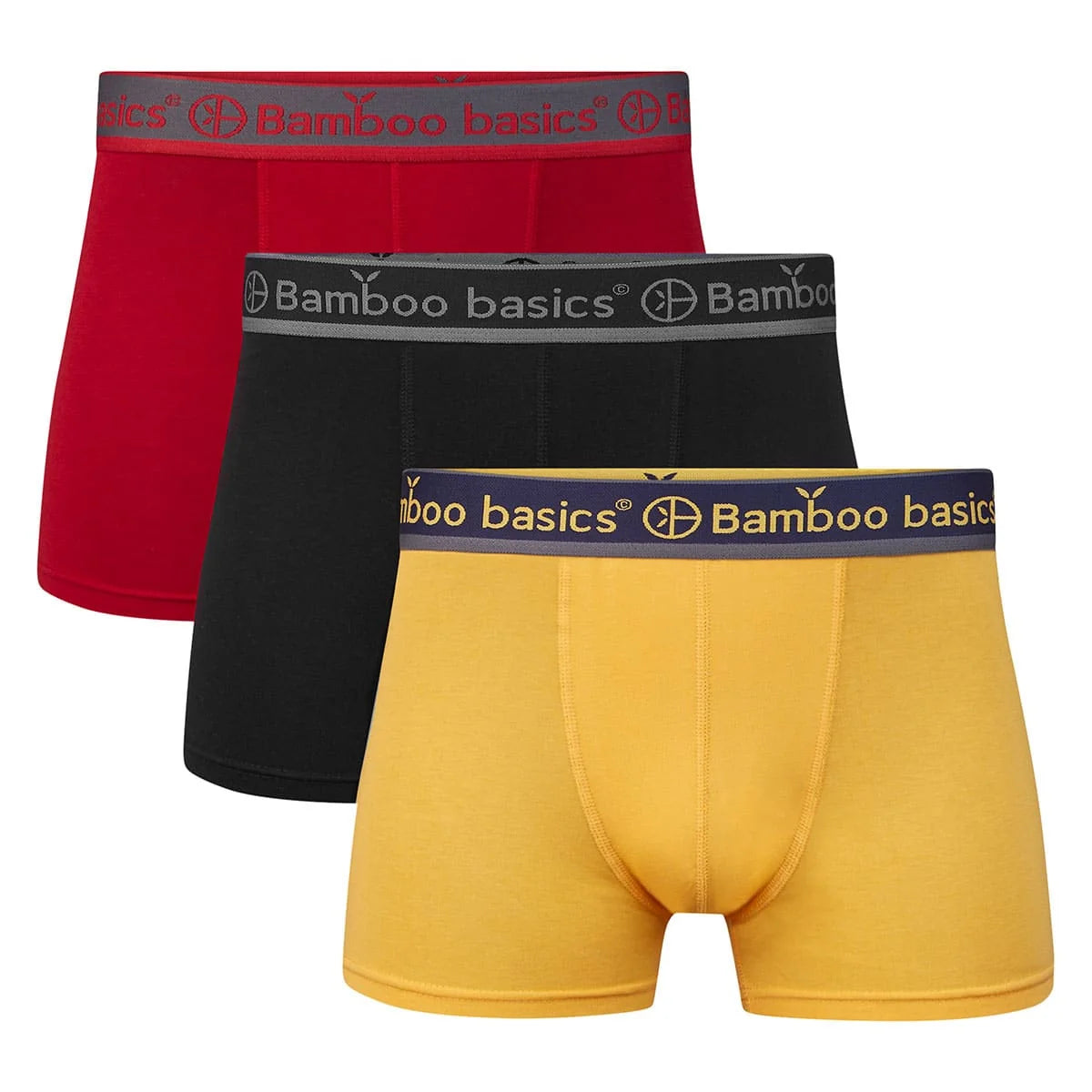 Bamboo Basics Bamboe Boxershort Trunks Heren 3-Pack Liam