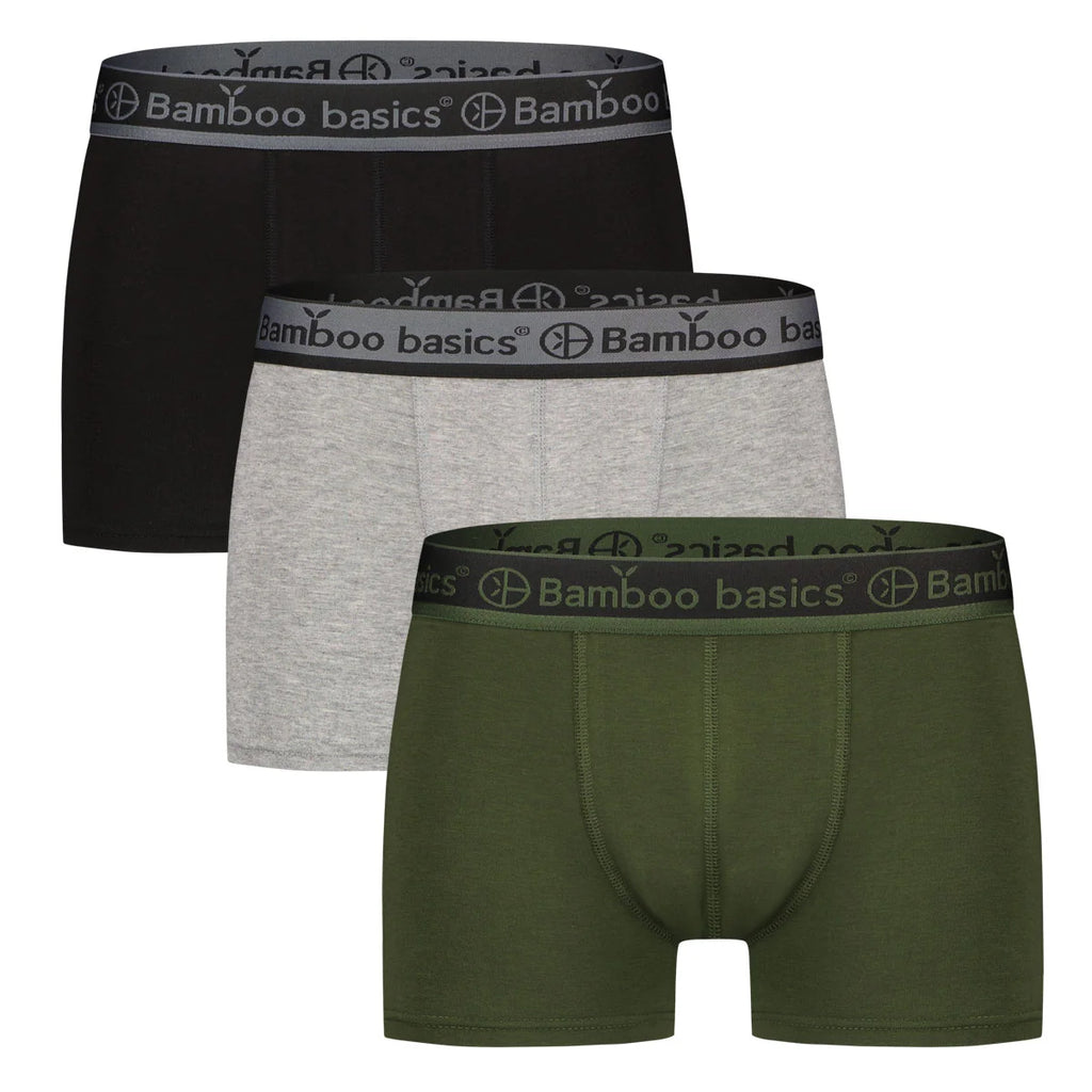 Bamboo Basics Bamboe Boxershort Trunks Heren 3-Pack Liam