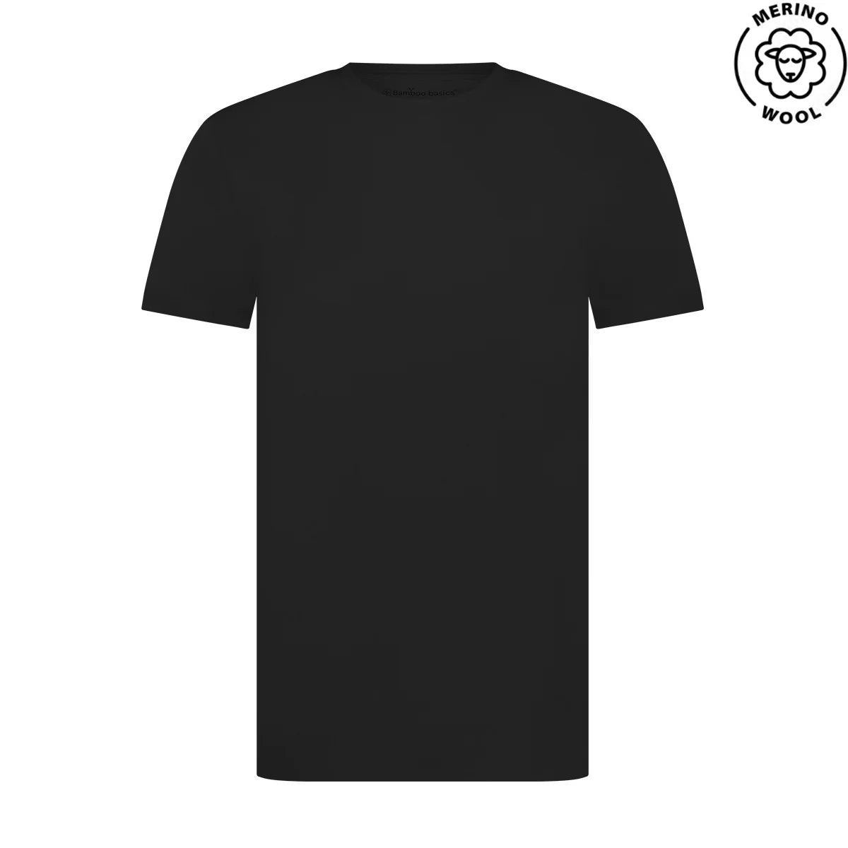T-shirt Bamboo Basics en laine mérinos et bambou pour homme, 1 pièce