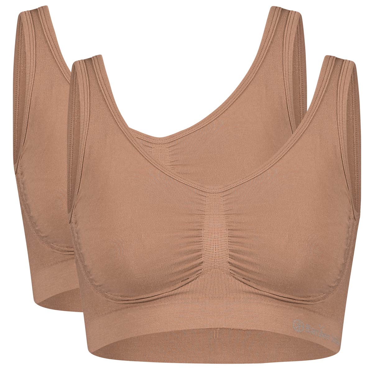 Bamboo Basics Bamboe BH Dames Naadloos Non-Padded 2-Pack Nova