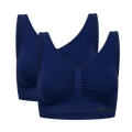 Bamboo Basics Bamboe BH Dames Naadloos Non-Padded 2-Pack Nova
