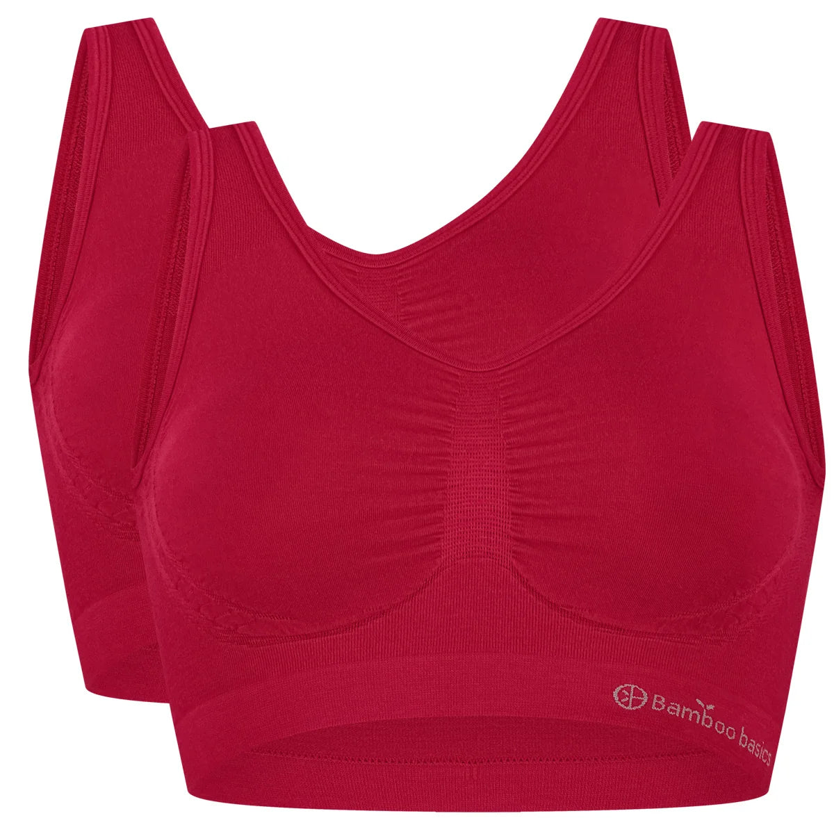 Bamboo Basics Bamboe BH Dames Naadloos Non-Padded 2-Pack Nova