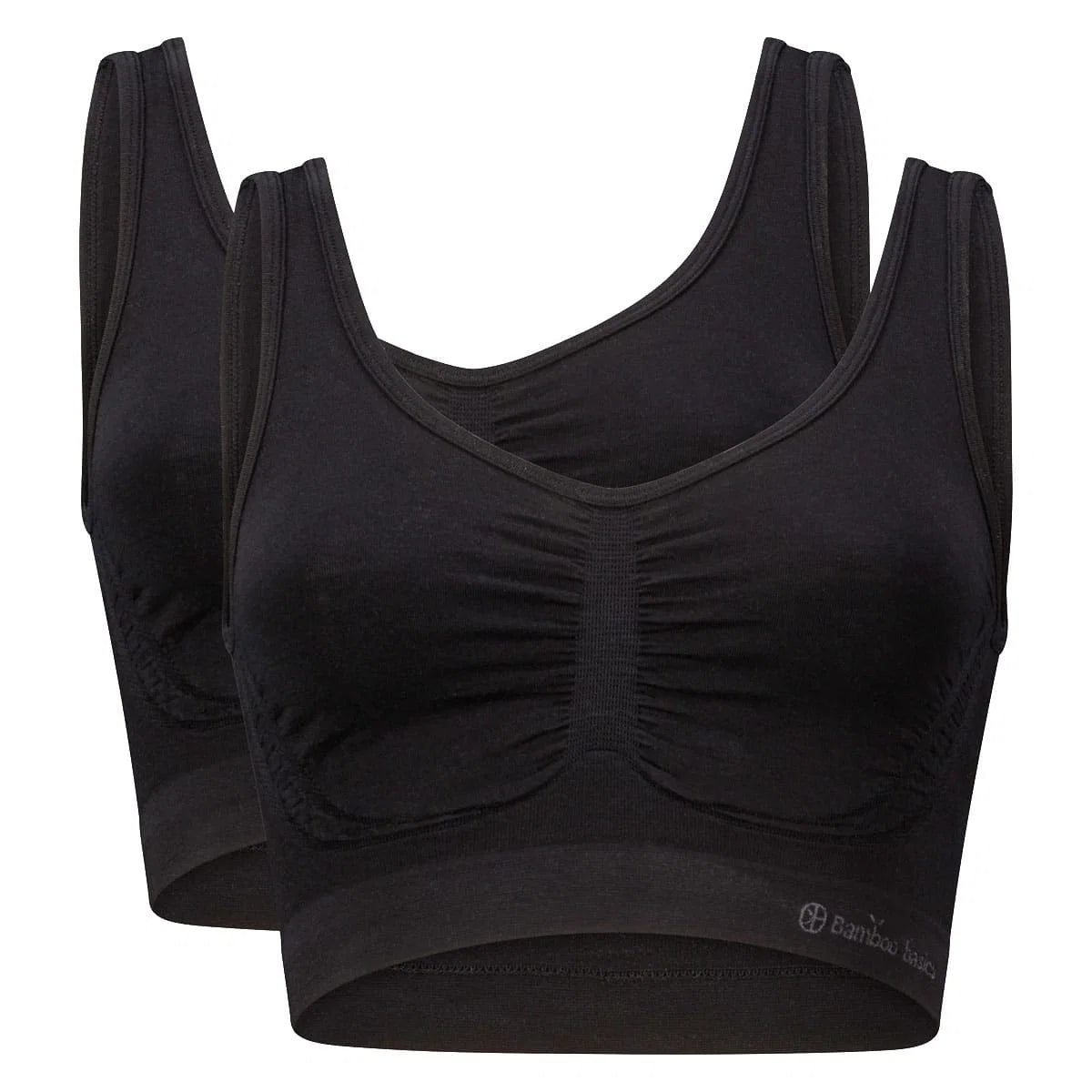 Bamboo Basics Bamboe BH Dames Naadloos Non-Padded 2-Pack Nova