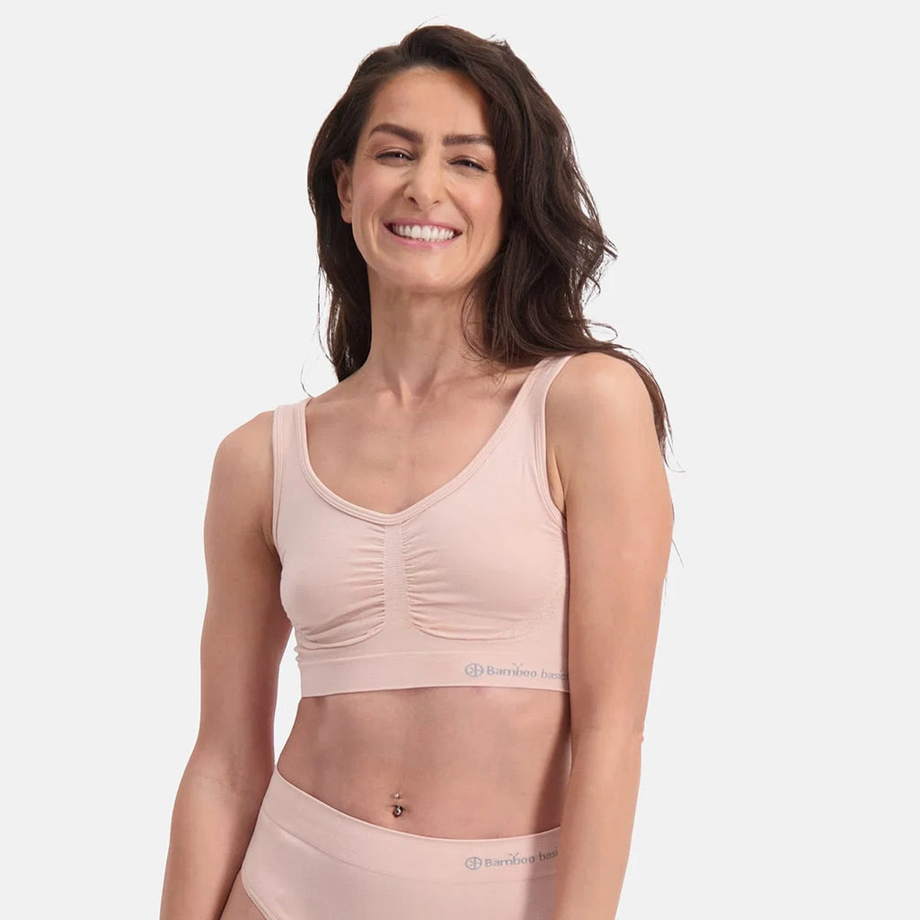 Bamboo Basics Bamboe BH Dames Naadloos Non-Padded 2-Pack Nova