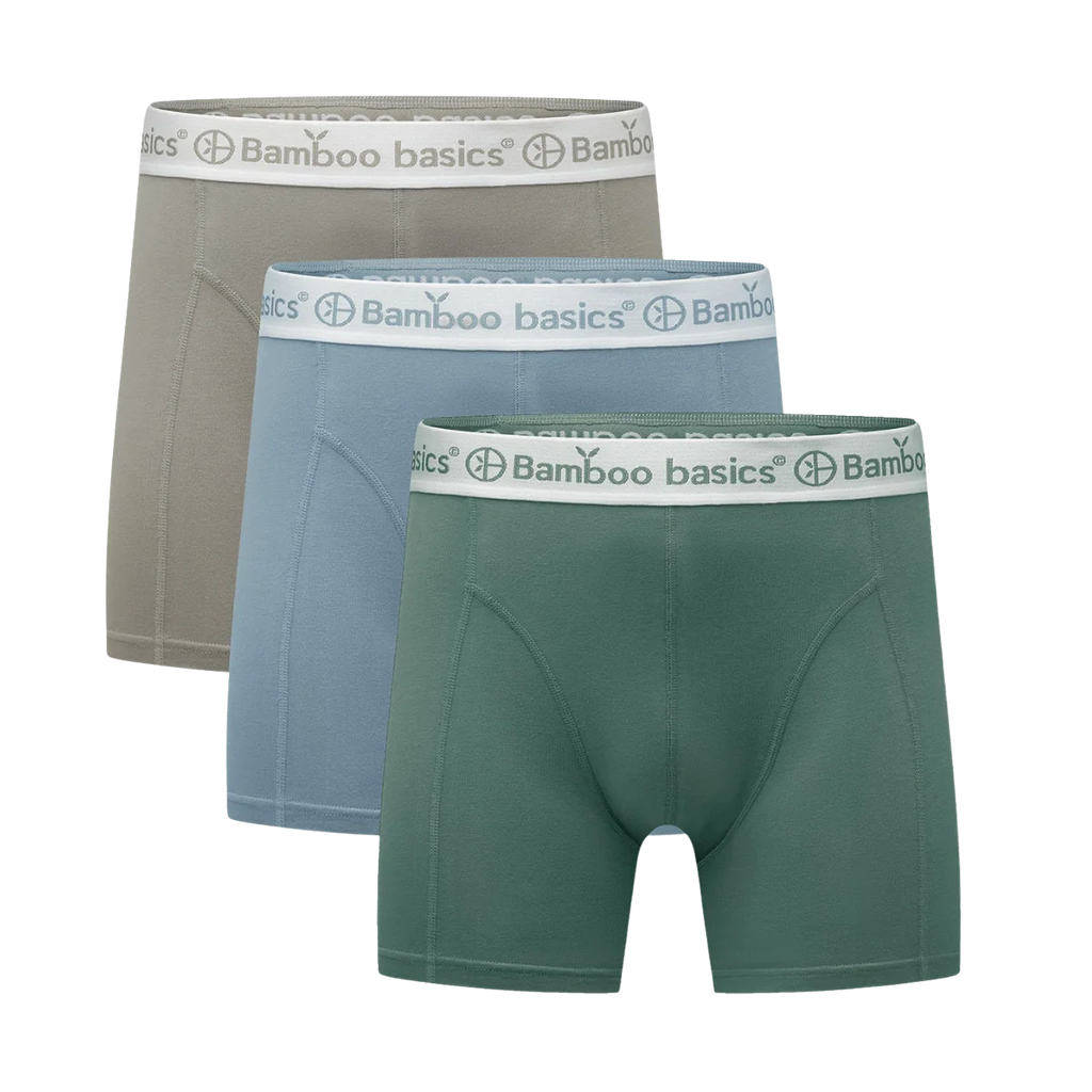 Bamboo Basics Bamboe Boxershort Heren 3-Pack Rico Pastel