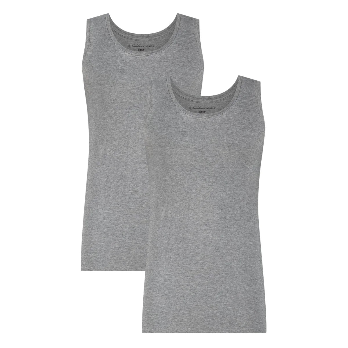 Bamboo Basics Bamboe Anti-Zweet Singlet Heren 2-Pack Stef