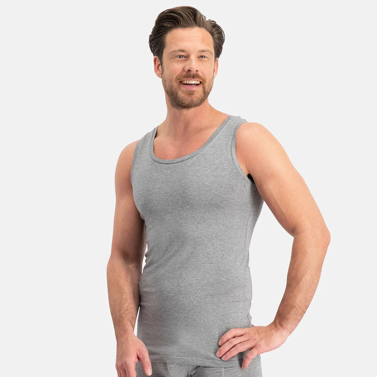Bamboo Basics Bamboe Anti-Zweet Singlet Heren 2-Pack Stef