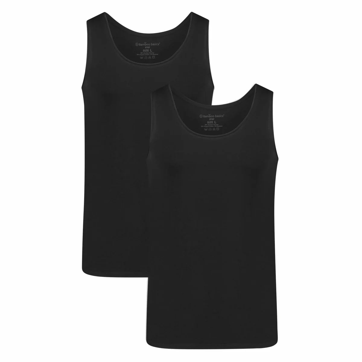 Bamboo Basics Débardeur Homme 2-Pack Stef