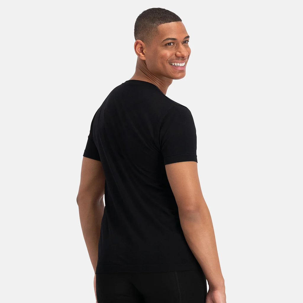 T-shirt Bamboo Basics en laine mérinos et bambou pour homme, 1 pièce
