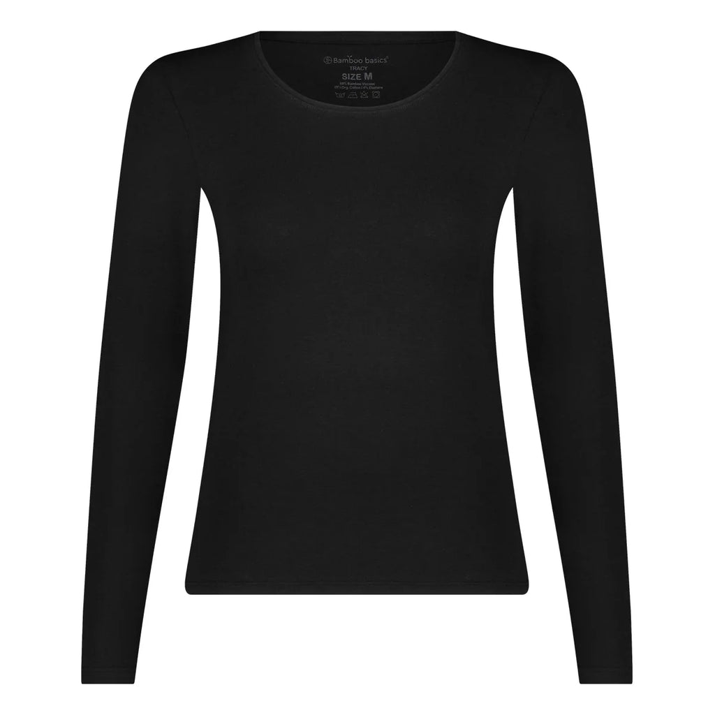 Bamboo Basics Merino Bamboe T-shirt Lange Mouwen Dames 1-Pack