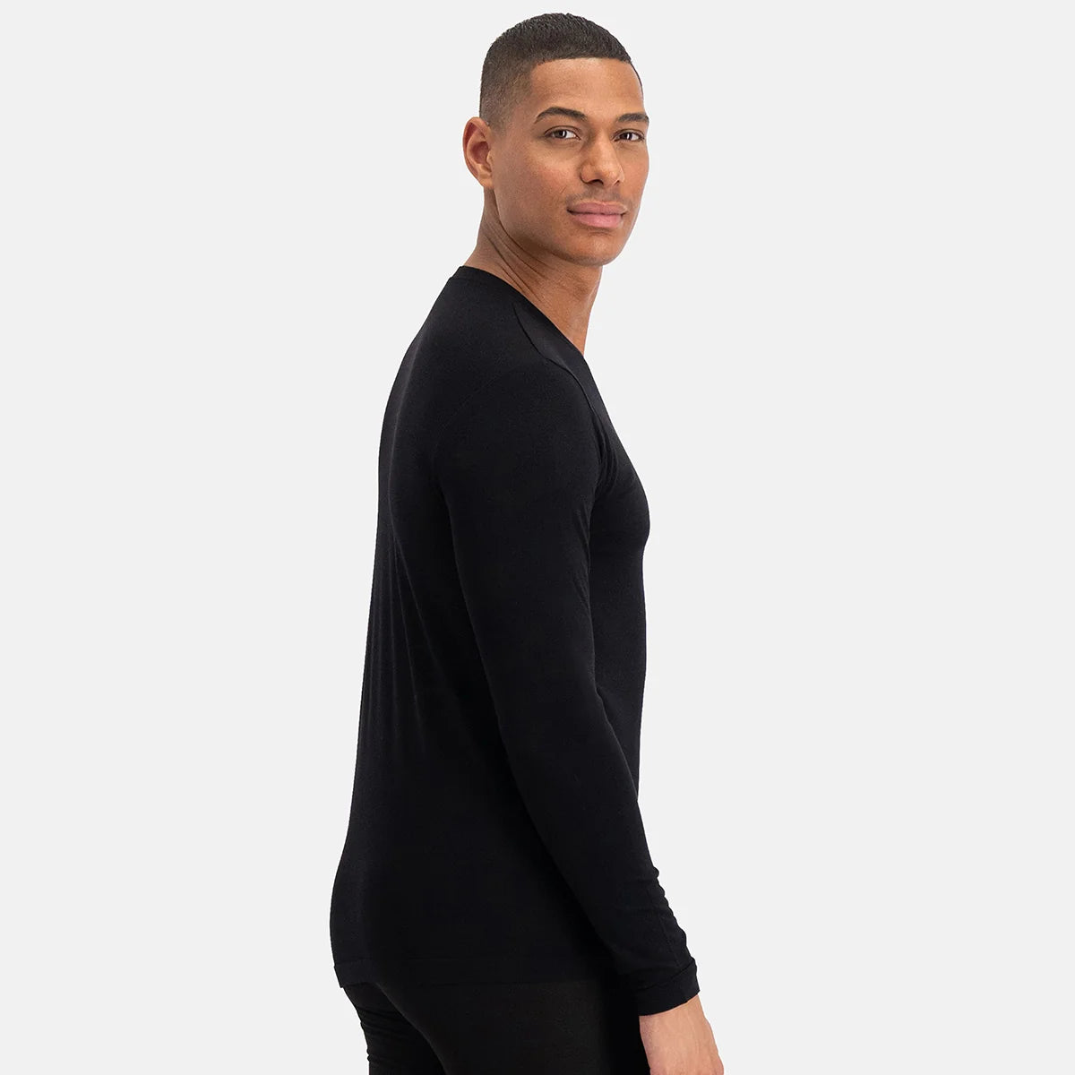 Bamboo Basics Merino Bamboe T-shirt Lange Mouwen Heren 1-Pack