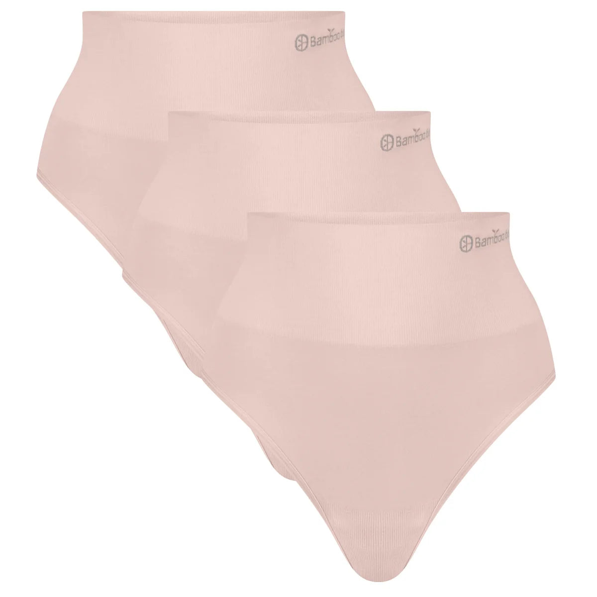 Bamboo Basics Bamboe High Waist Slips Dames Naadloos 3-Pack Zoey