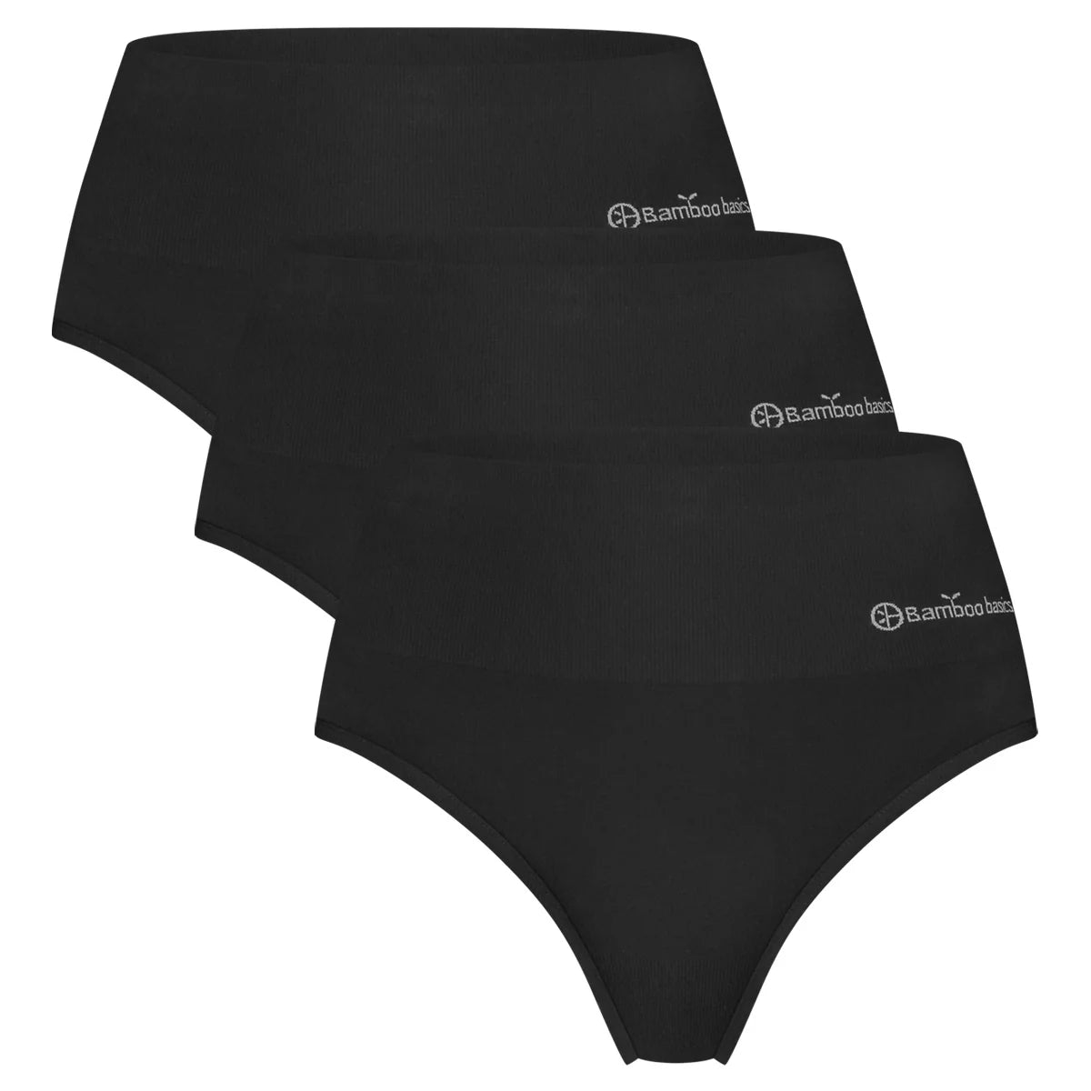 Bamboo Basics Bamboe High Waist Slips Dames Naadloos 3-Pack Zoey