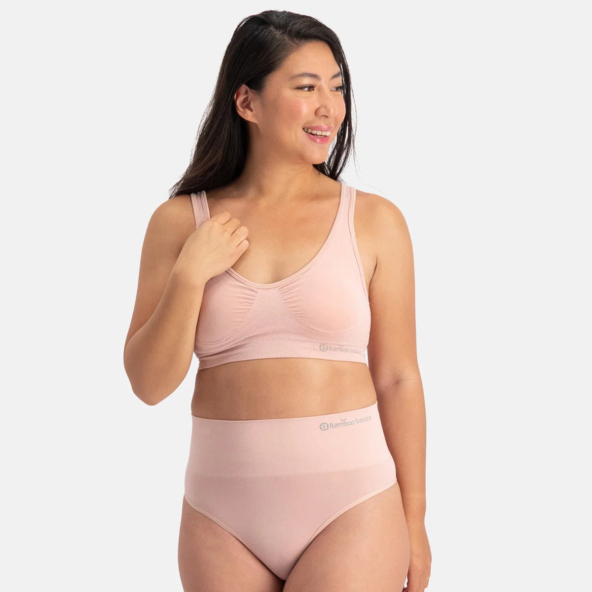 Bamboo Basics Bamboe High Waist Slips Dames Naadloos 3-Pack Zoey