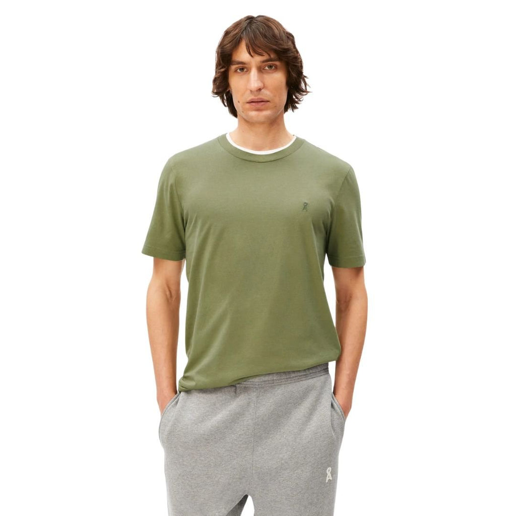ARMEDANGELS T-shirt Logo Heren 100%Katoen kopen met ecocheques | ecochequesonline.be