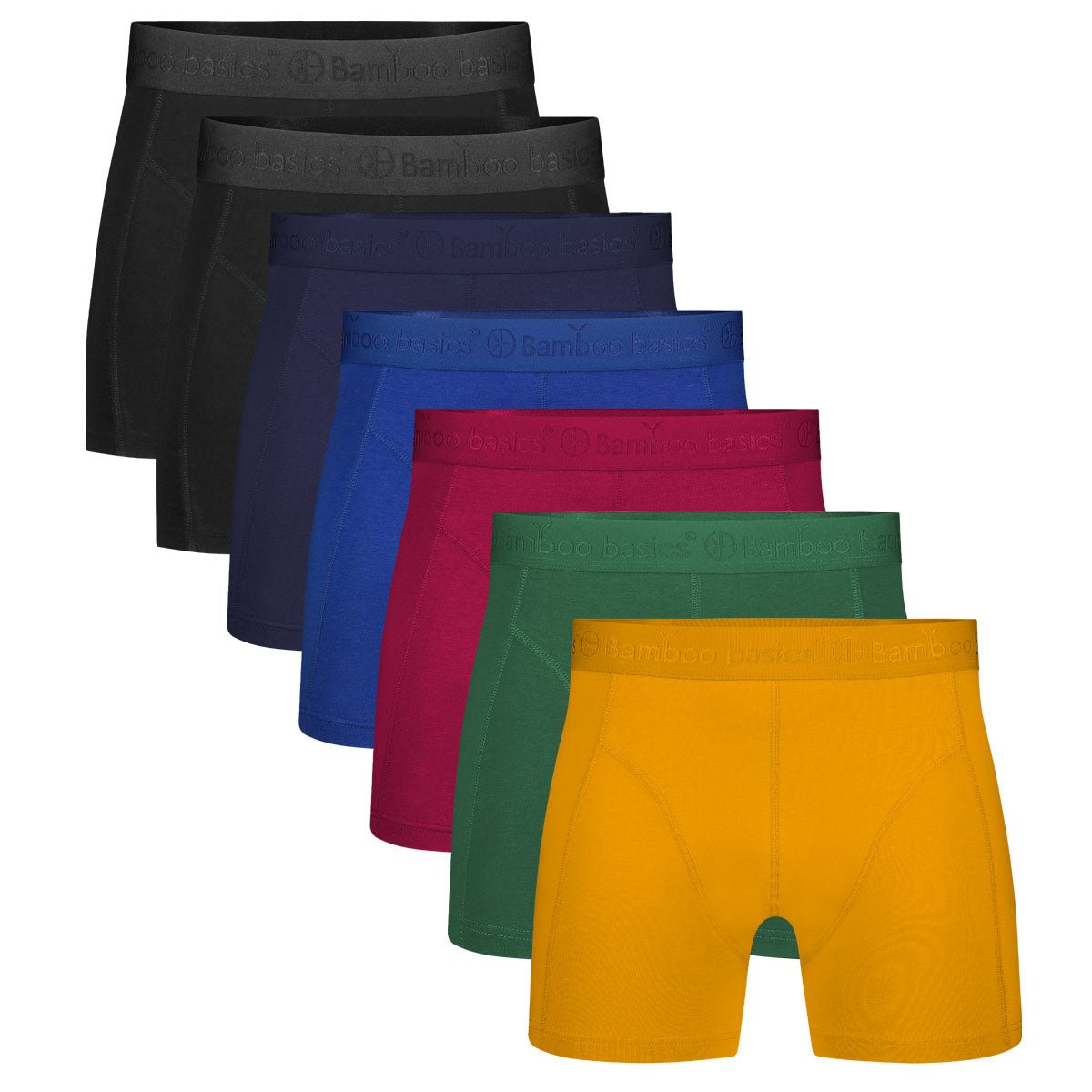 Bamboe boxershorts Rico 7 - pack heren | Bamboo Basics - Underwear - Bamboo Basics - underly