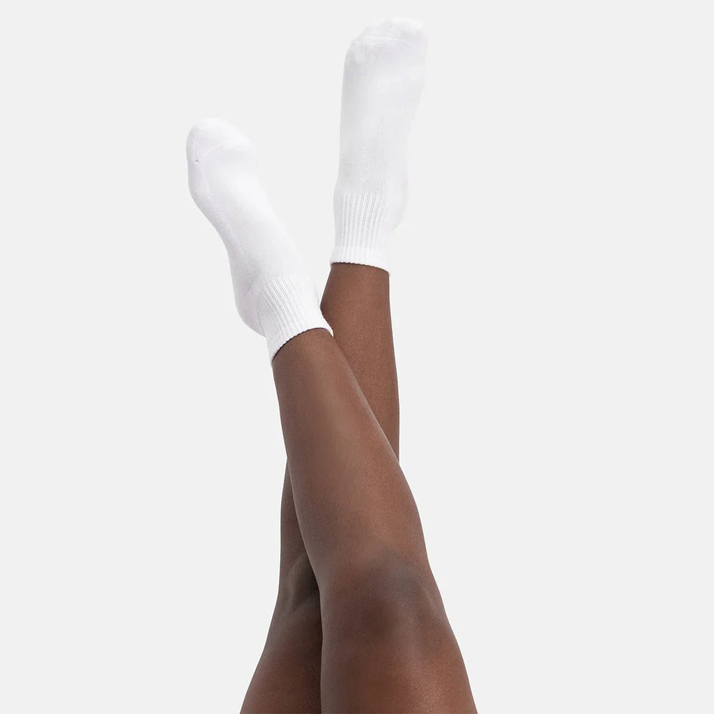 Bamboe quartersokken Sacha enkelsokken 3 - pack wit | Bamboo Basics - Socks - Bamboo Basics - underly