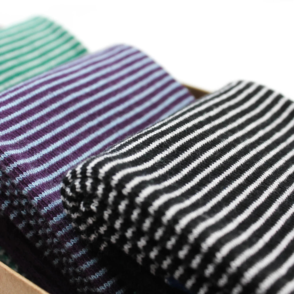 Bamboe sokken Giftbox Streepjes 4-Pack Slopes&Town kopen met ecocheques | ecochequesonline.be