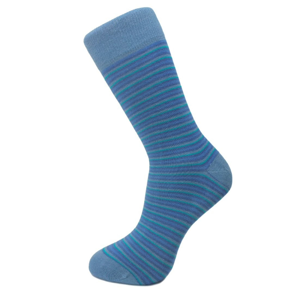 Bamboe sokken Slopes&Town - Blauw gestreept kopen met ecocheques | ecochequesonline.be