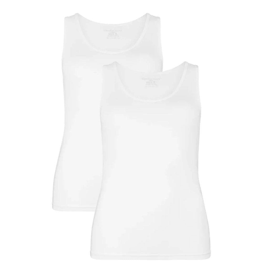 Bamboo Basics bamboe onderhemd dames 2-pack Anna kopen met ecocheques | ecochequesonline.be