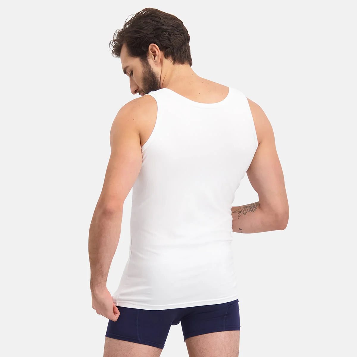 Bamboo Basics Bamboe Singlet Heren 2-Pack Stef kopen met ecocheques | ecochequesonline.be