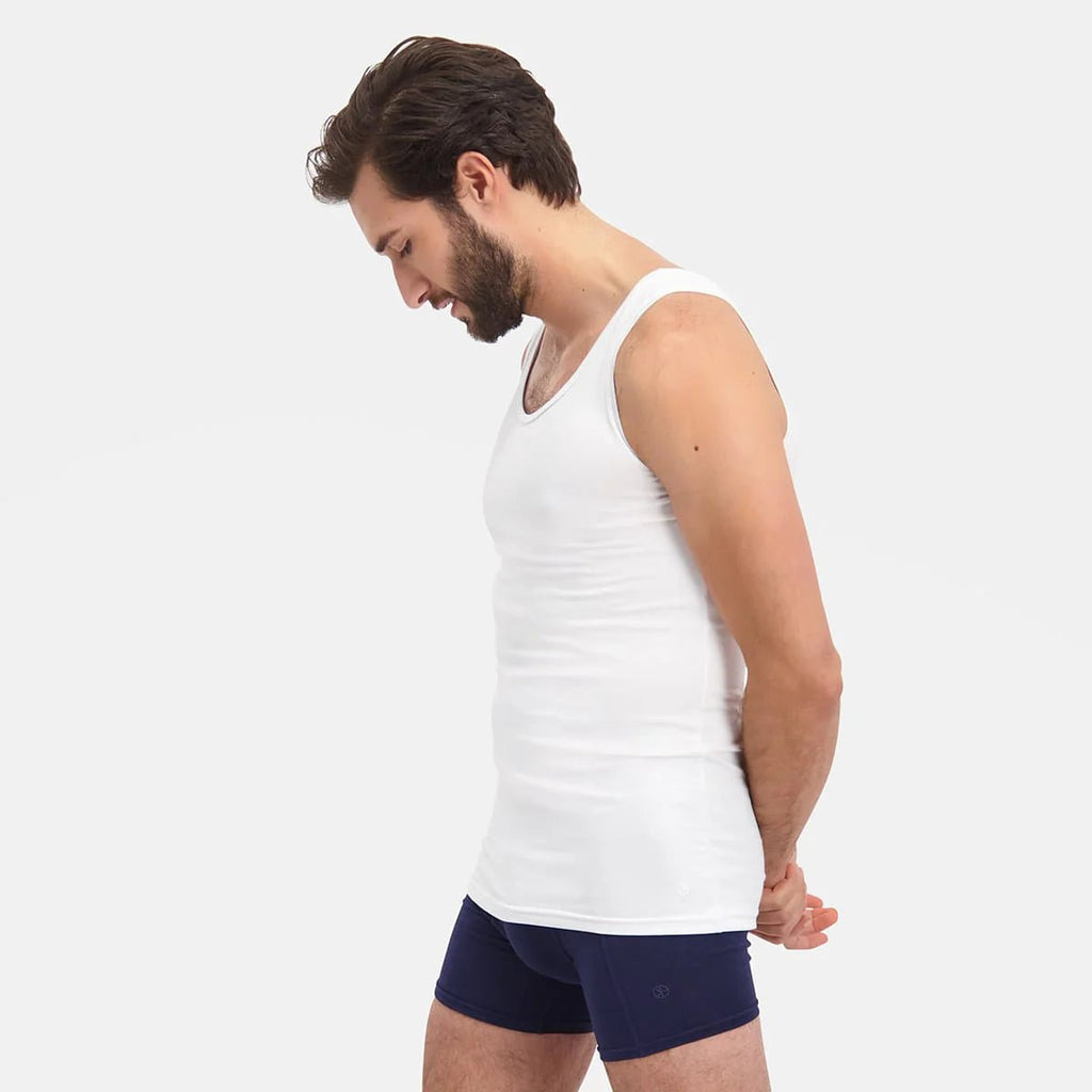 Bamboo Basics Bamboe Singlet Heren 2-Pack Stef kopen met ecocheques | ecochequesonline.be