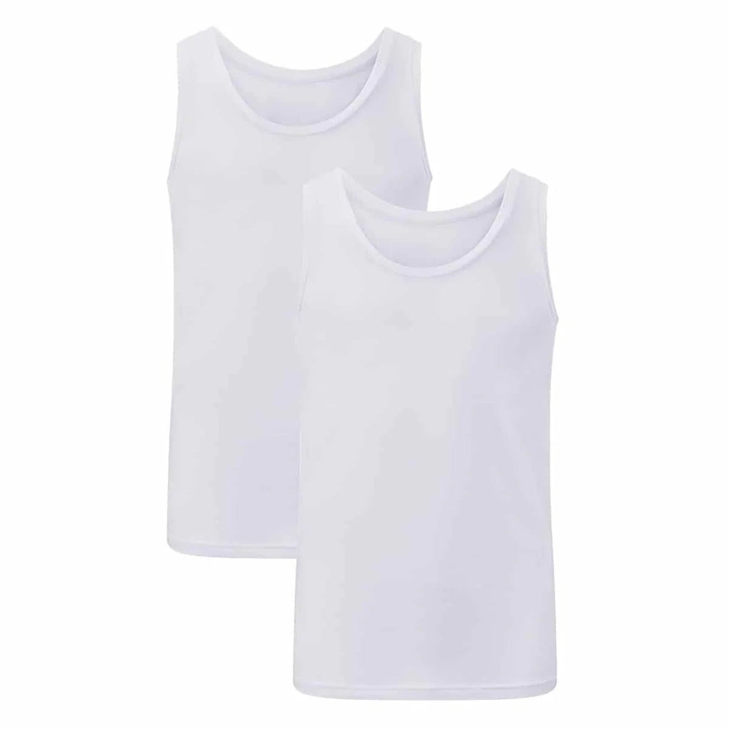 Bamboo Basics Bamboe Singlet Heren 2-Pack Stef kopen met ecocheques | ecochequesonline.be