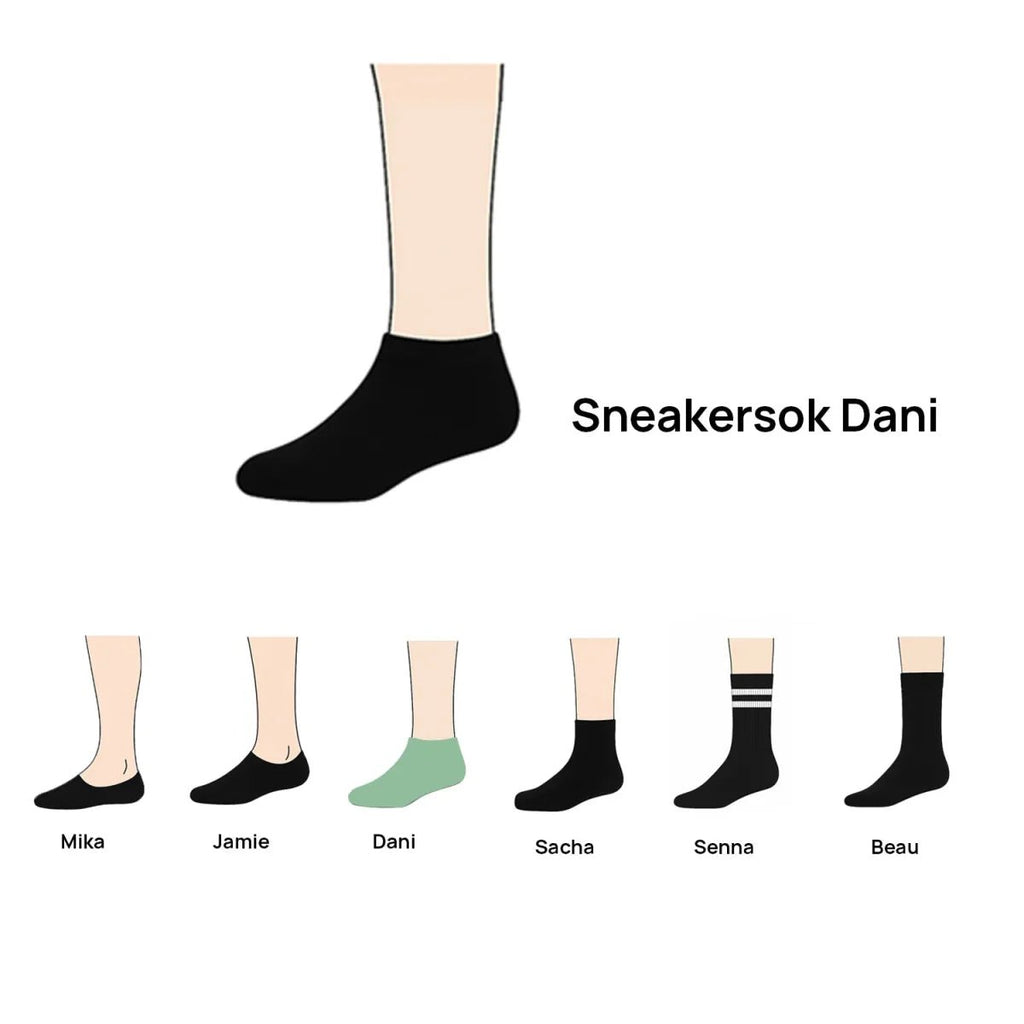 Bamboo Basics Bamboe Sneakersokken 3-Pack Dani kopen met ecocheques | ecochequesonline.be