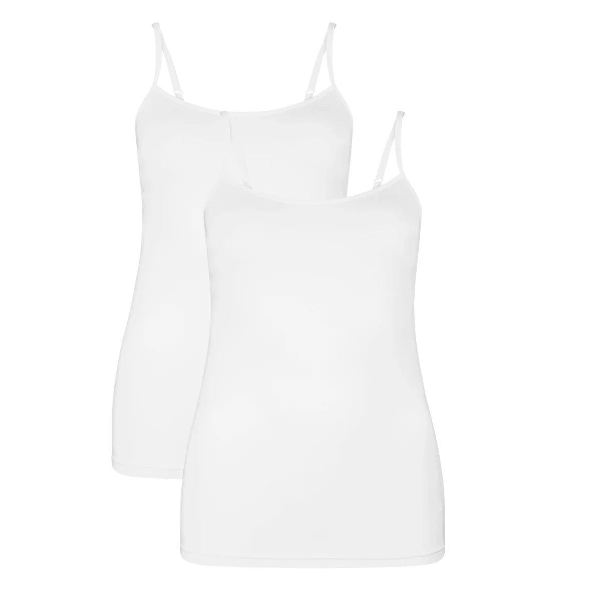 Bamboo Basics Bamboe Spaghetti Tops 2-Pack kopen met ecocheques | ecochequesonline.be