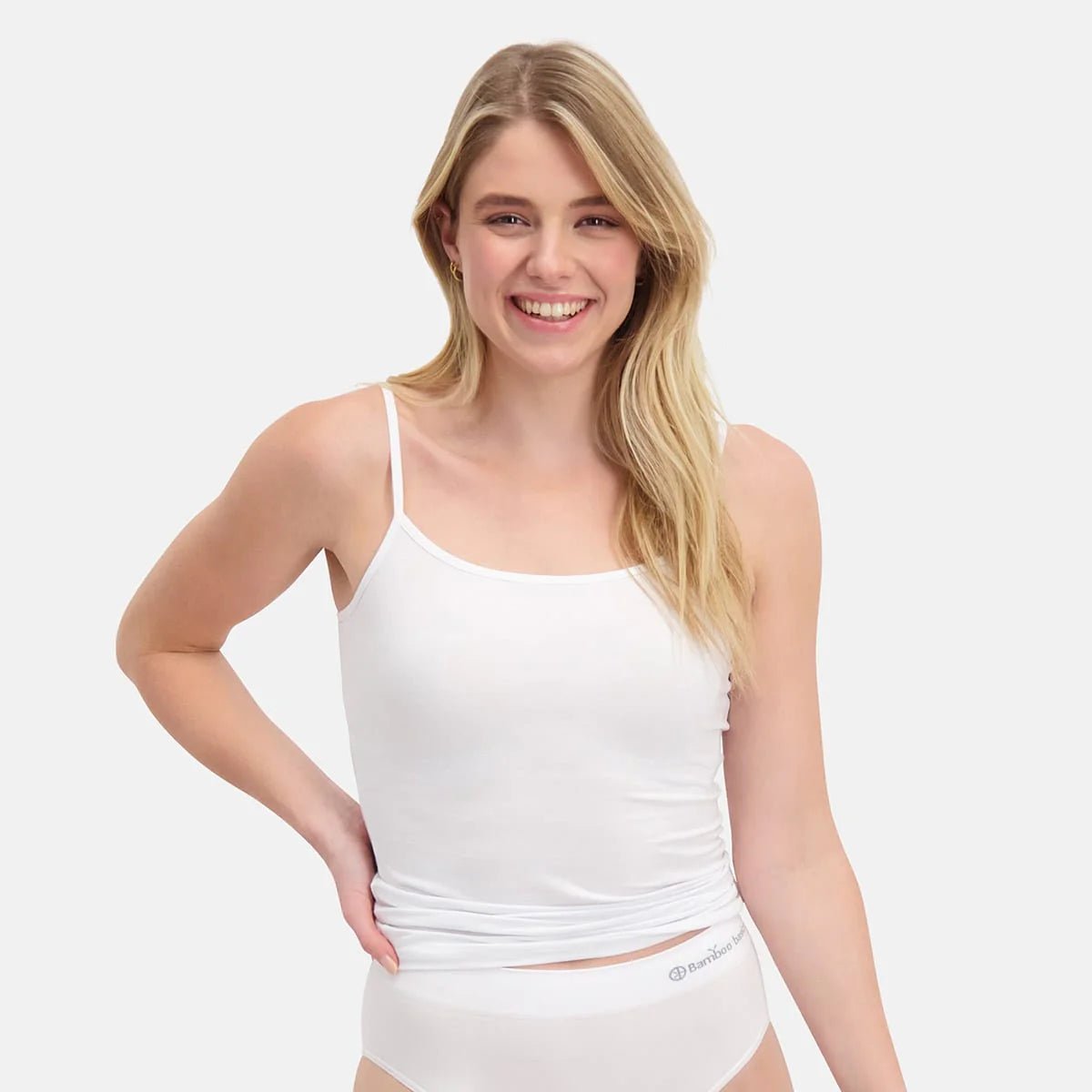 Bamboo Basics Bamboe Spaghetti Tops 2-Pack kopen met ecocheques | ecochequesonline.be