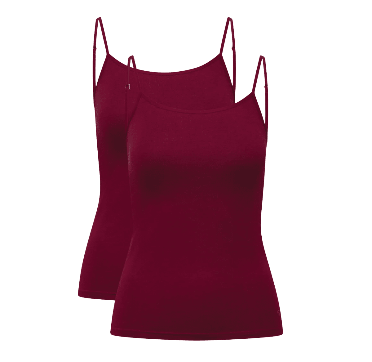 Bamboo Basics Bamboe Spaghetti Tops 2-Pack Vera kopen met ecocheques | ecochequesonline.be