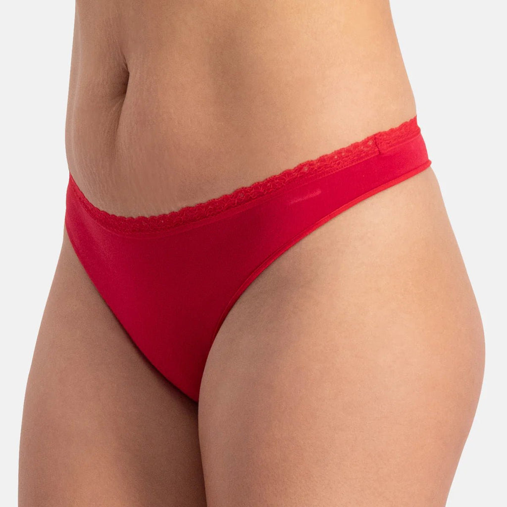 Bamboo Basics Bamboe String Dames Naadloos 3-Pack Amber kopen met ecocheques | ecochequesonline.be