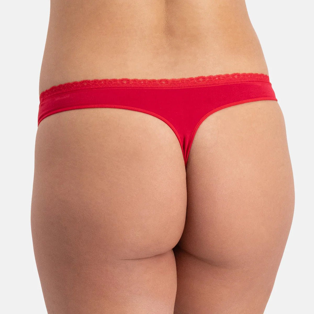 Bamboo Basics Bamboe String Dames Naadloos 3-Pack Amber kopen met ecocheques | ecochequesonline.be