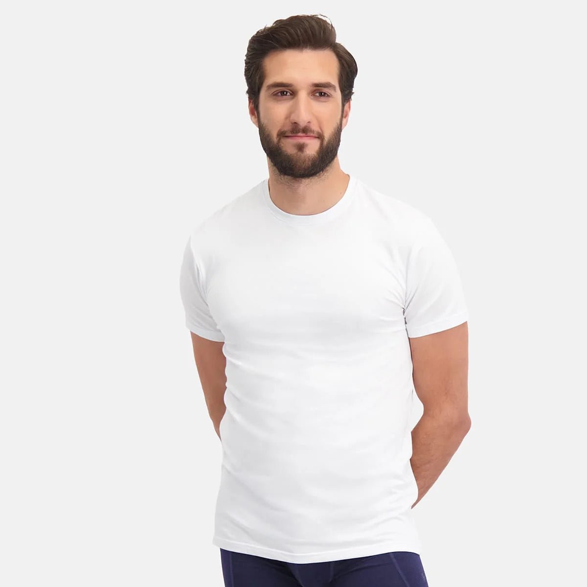 Bamboo Basics Bamboe T-Shirt Heren Ronde Hals 2-Pack Ruben kopen met ecocheques | ecochequesonline.be