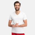 Bamboo Basics Bamboe T-Shirt Heren V-Hals 2-Pack Velo kopen met ecocheques | ecochequesonline.be