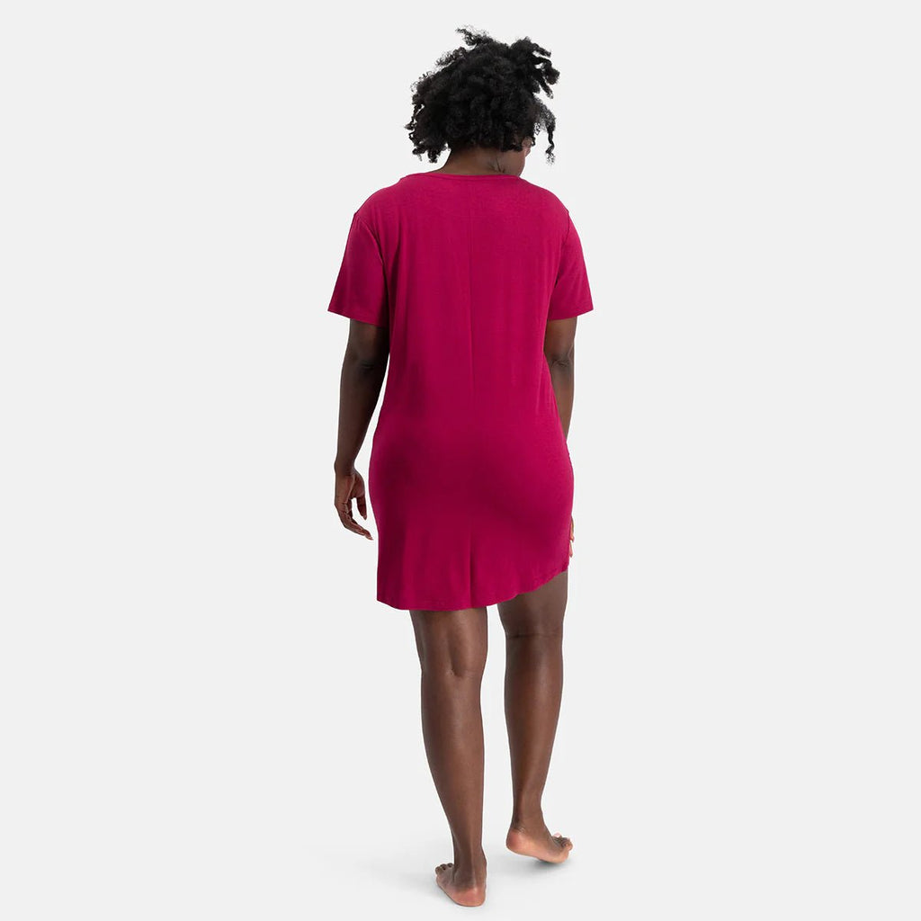 Bamboo Basics Zachte Bamboe nachtjapon Dames Nora kopen met ecocheques | ecochequesonline.be