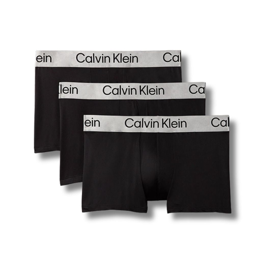 Calvin Klein 3-Pack Boxershorts Trunk Zwart kopen met ecocheques | ecochequesonline.be