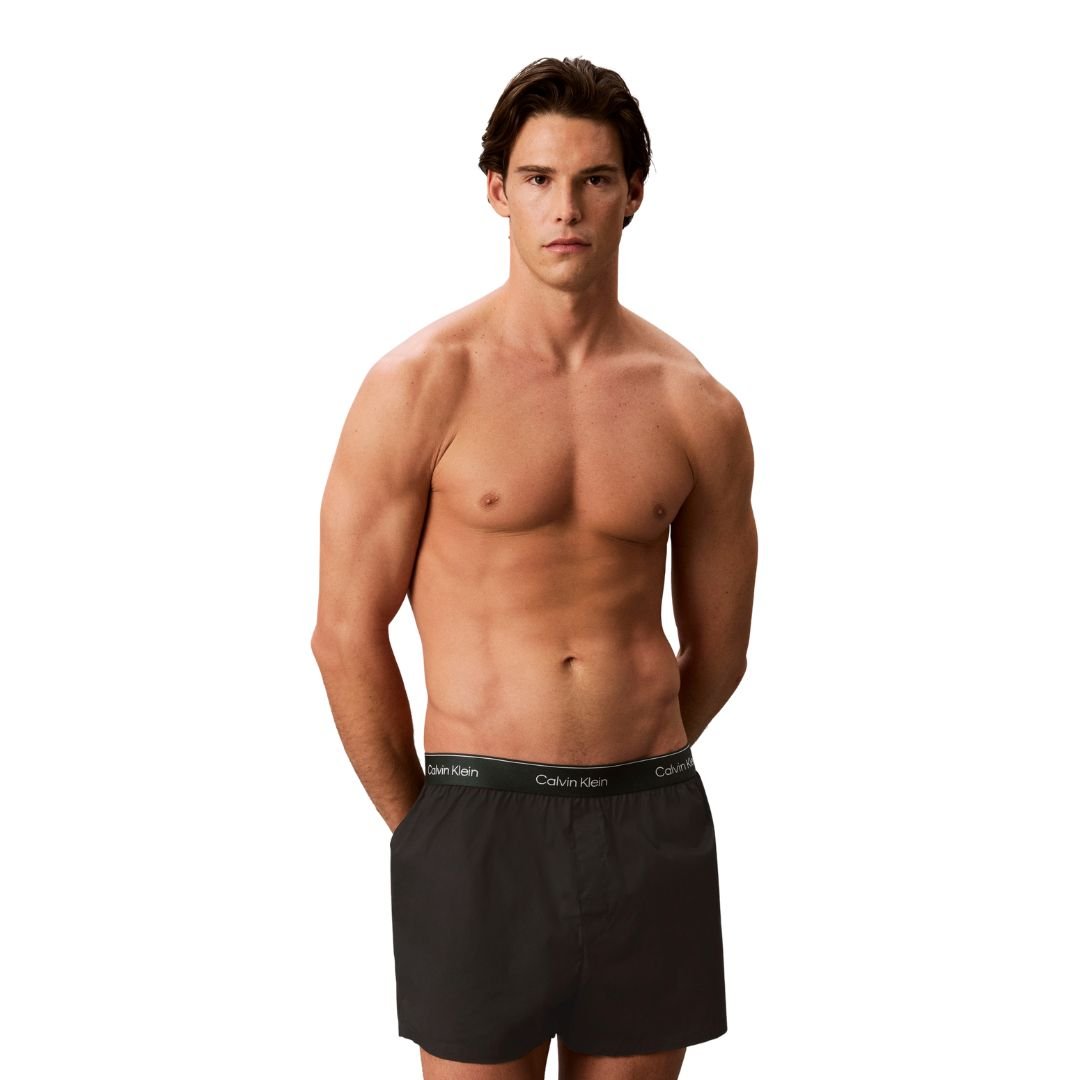 Calvin Klein 3-Pack Losse Boxershorts Zwart kopen met ecocheques | ecochequesonline.be