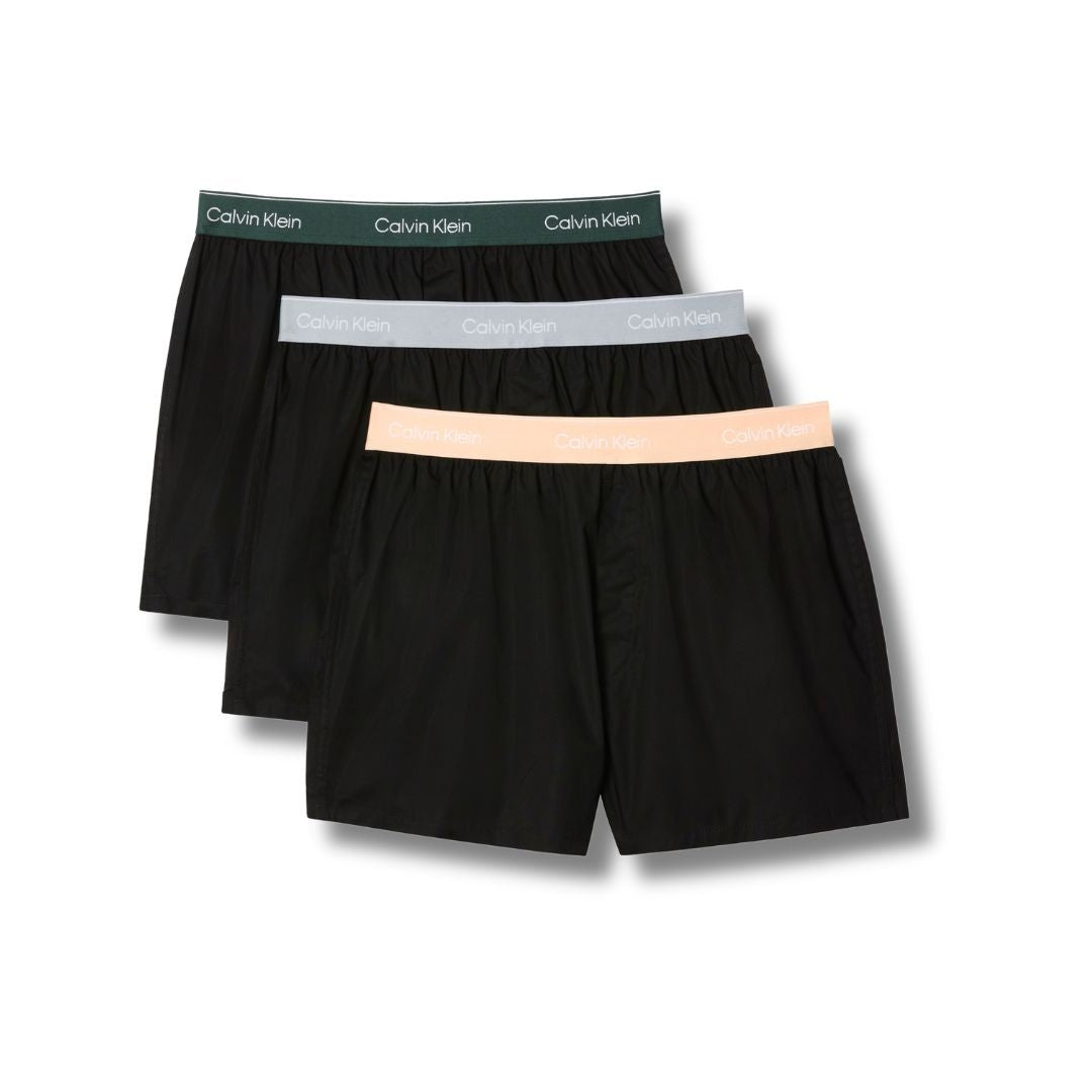 Calvin Klein 3-Pack Losse Boxershorts Zwart kopen met ecocheques | ecochequesonline.be