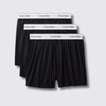 Calvin Klein 3-Pack Losse Boxershorts Zwart