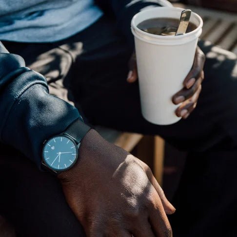 CHPO Horloge - Nando Zwart/Zilver kopen met ecocheques | ecochequesonline.be