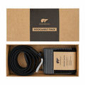 Giftbox Broeksriem & Bamboe sokken - Zwart & Streepjes kopen met ecocheques | ecochequesonline.be