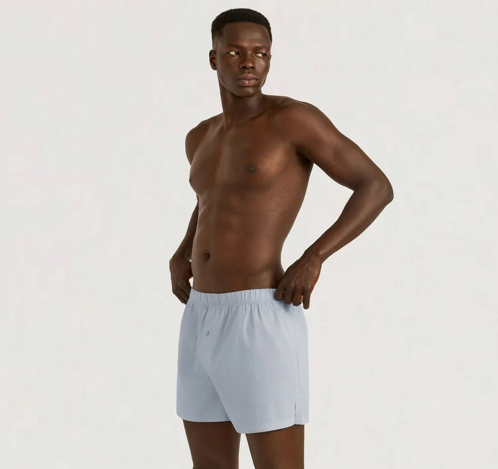 Organic Basics Boxershorts Heren 100% katoen 2-pack Blauw kopen met ecocheques | ecochequesonline.be
