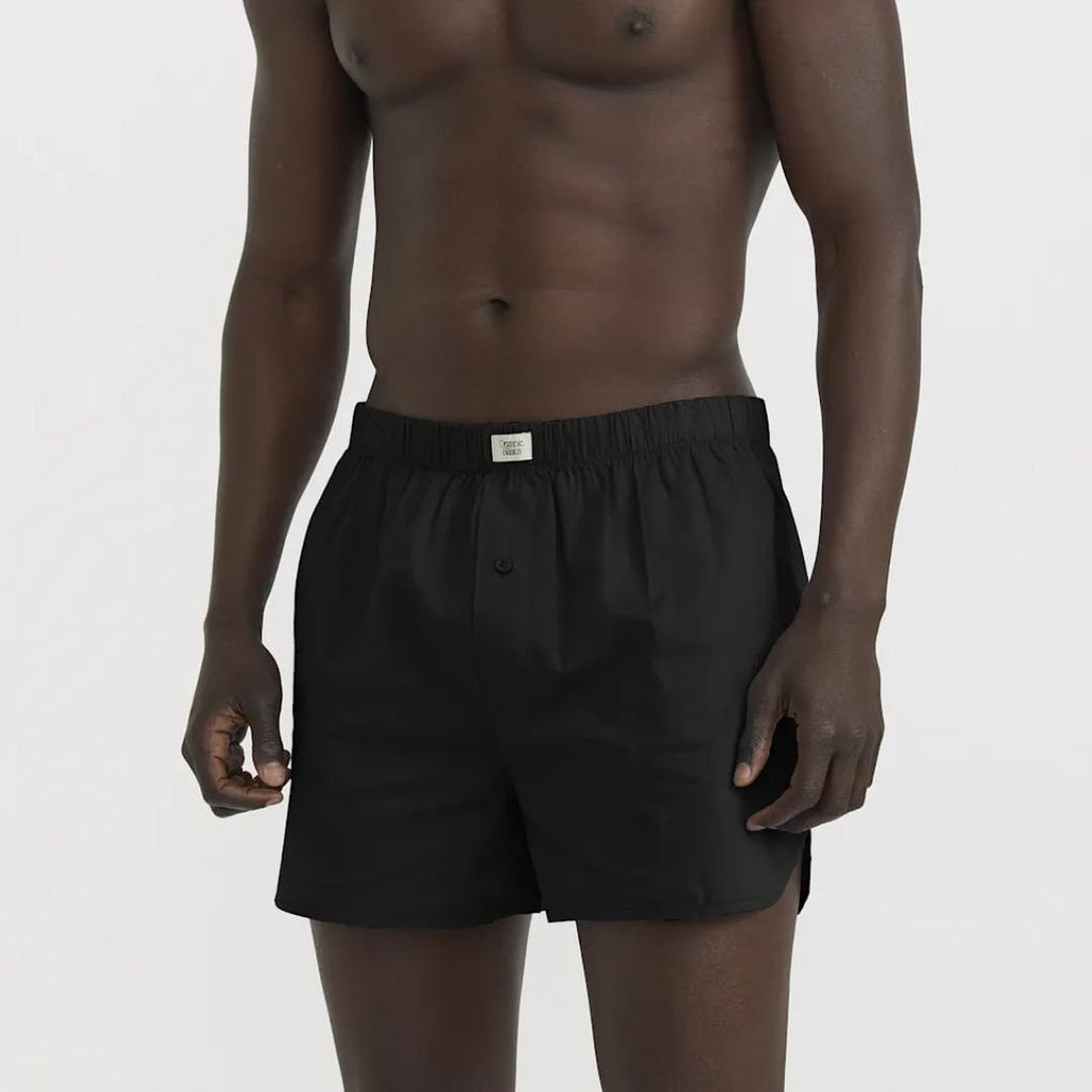 Organic Basics Boxershorts Heren 100% katoen 2-pack Blauw & Zwart kopen met ecocheques | ecochequesonline.be